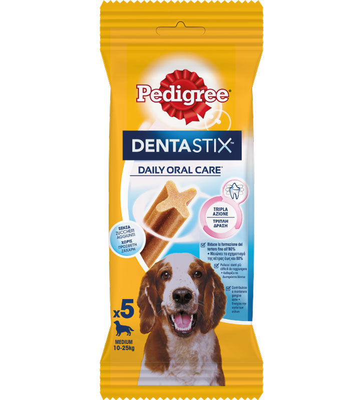 Pedigree - Dentastix Medium - 5 pezzi 128GR Pedigree - Dentastix Medium - 5 pezzi 128GR